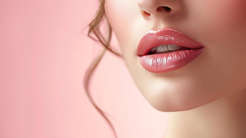 نمونه تزریق ژل لب روسی